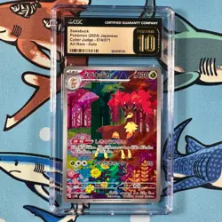Sawsbuck 074/071 Art Rare CGC 10 PRISTINE - Pokemon Cyber Judge sv5M - Image 1