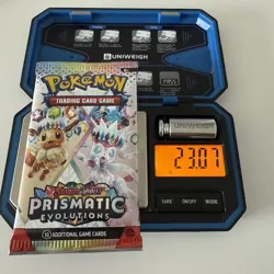 HEAVY 23.07g Prismatic Evolutions Booster Pack GOD PACKU Pokemon TCG - Image 1
