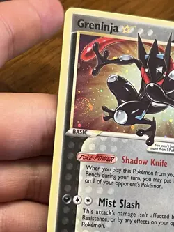 Greninja Gold Star - SWSH144 - Black Star Holo Promo 25th Pokemon LP Nice Swirl - Image 3