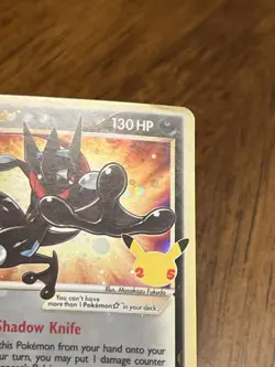 Greninja Gold Star - SWSH144 - Black Star Holo Promo 25th Pokemon LP Nice Swirl - Image 4