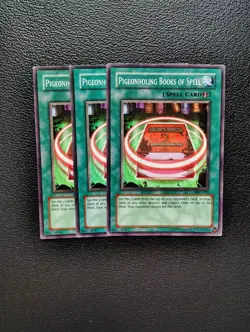 Yu-Gi-Oh - Pigeonholing Books Of Spell X3 - Full Playset - Image 1