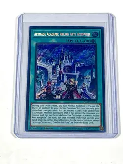 Artmage Academic Arcane Arts Acropolis YuGiOh! DUAD-EN054 Secret Rare 1st Ed - Image 1