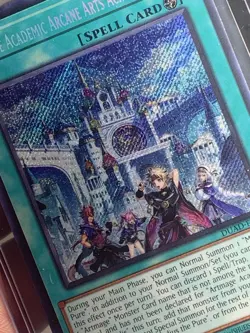 Artmage Academic Arcane Arts Acropolis YuGiOh! DUAD-EN054 Secret Rare 1st Ed - Image 3