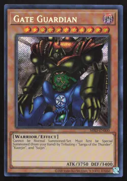 Yu-Gi-Oh #MRD-EN000 Gate Guardian Secret Rare - Image 1