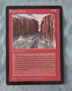 RAGING RIVER - MtG BETA - Magic the Gathering Reserved List card MP - Image 1