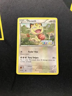 Meowth 67/108 Build A Bear Workshop PL -Pokemon Card- Promo (8s) - Image 1