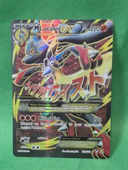 Pokemon M Lucario EX 55a/111 Alternate Art Promo Holo Card NM - Image 1
