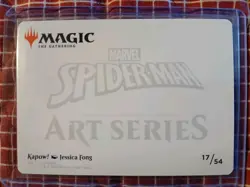 Kapow! Art Card (Gold-Stamped Signature) Art Series: Marvel's Spider-Man Regular - Image 3