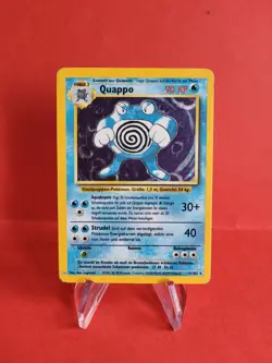 Pokemon Karte/card - Quappo Poliwrath 15/130 - Base Set - (Very) Good - Image 1
