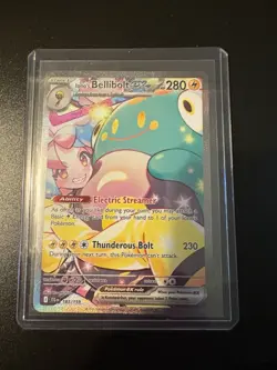Pokemon TCG Iono's Bellibolt EX Holo Card Sv09: Journey Together 183/159 - Image 1