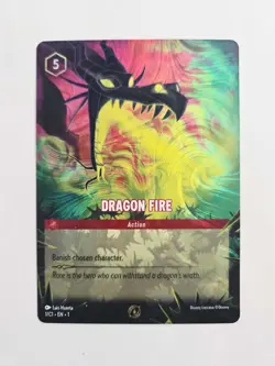 Dragon Fire 1/C1 - Lorcana Promo Card - Image 1