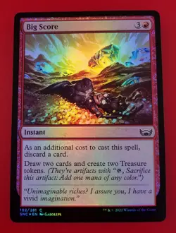 1x Big Score | FOIL | Streets of New Capenna | MTG Magic Cards - Image 1
