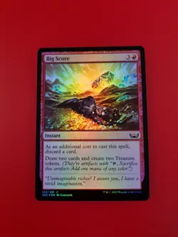 1x Big Score | FOIL | Streets of New Capenna | MTG Magic Cards - Image 3
