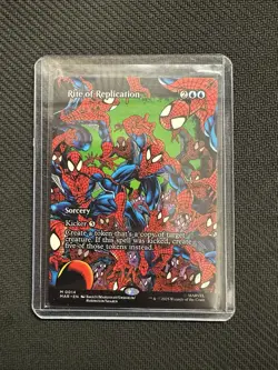 MTG Spider-Man Rite Of Replication Borderless Non Foil English Mythic - Image 3