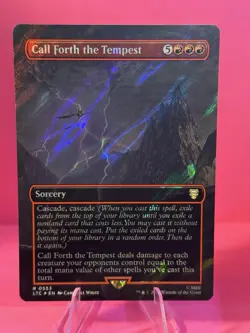 Call Forth the Tempest (Borderless) (Surge Foil) Commander: the Lord of the... - Image 1