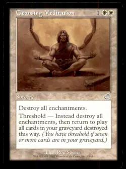 MTG Cleansing Meditation LP Light Play Torment [1193] - Image 1