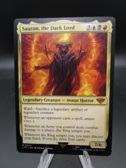 MTG Sauron, the Dark Lord #224 Lord of the Rings LTR Magic MTG - Image 1