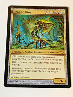 REAPER KING SHADOWMOOR RARE LEGENDARY ARTIFACT CREATURE MTG SINGLE 2008 - Image 1