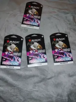 Mtg Foundations Play Booster Packs X4 - Image 1