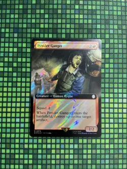 MTG Powder Ganger #0919 Surge Foil Ext. Art Rare Universes Beyond Fallout (PIP) - Image 1