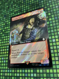 MTG Powder Ganger #0919 Surge Foil Ext. Art Rare Universes Beyond Fallout (PIP) - Image 3