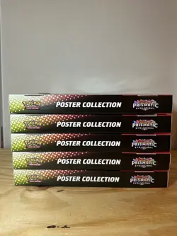 Pokemon TCG SCARLET & Violet Prismatic Evolutions Poster Collection Box/ Sealed - Image 2