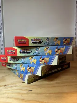 Pokemon TCG SCARLET & Violet Prismatic Evolutions Poster Collection Box/ Sealed - Image 3