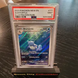 WARTORTLE - PSA MINT 9 - 2023 Pokemon Scarlet Violet 151 Illustration Rare #171 - Image 1