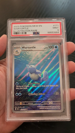 WARTORTLE - PSA MINT 9 - 2023 Pokemon Scarlet Violet 151 Illustration Rare #171 - Image 2
