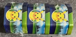 FACTORY SEALED 2022 Pokemon GO Tins. Set of ALL 3: Pikachu/Blissey/Snorlax. - Image 4