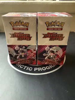 Pokemon Destined Rivals Sealed Half Booster Box, 18 Packs (1 box per order) - Image 1