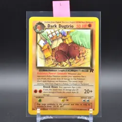 Dark Dugtrio 23/82 Team Rocket Regular Pokemon TCG Unlimited WOTC Vintage LP - Image 3