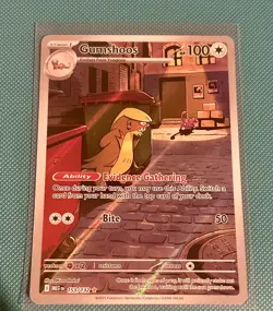 Pokemon TCG Gumshoos 153/132 Mega Evolution Illustration Rare NM - Image 1