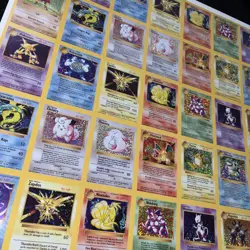 Pokemon Base Set Uncut Sheet (See Description Prior To Bidding) - Image 5