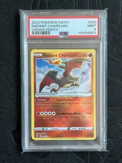 Pokemon TCG Radiant Charizard 020/159 Crown Zenith Holo - PSA 9 Mint - Image 3