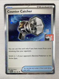 Counter Catcher 160/182 Cosmos Holo Play! Stamp Pokemon TCG Prize Pack NM - Image 1