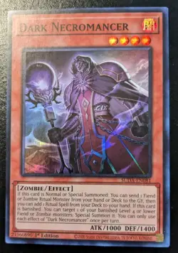 Dark Necromancer SUDA-EN081 1st Edition Super Rare Supreme Darkness Yu-Gi-Oh! - Image 1