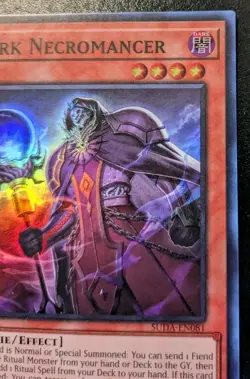 Dark Necromancer SUDA-EN081 1st Edition Super Rare Supreme Darkness Yu-Gi-Oh! - Image 3
