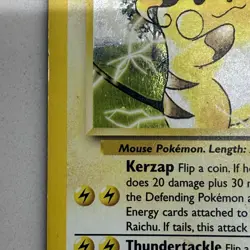 Lt Surges Raichu Holo 11/132 Gym Challenge Pokemon Card 2000 WoTC - Image 4