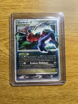 Pokemon TCG Great Encounters Darkrai LV.X 104/106 Holo Ultra Rare Card - Image 1