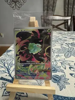 Pokemon Sealed Bulbasaur 133/132 TCG Mega Evolution Stamped Promo Card - Image 1