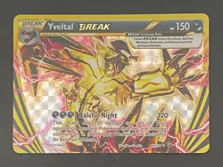 Pokemon Card Yveltal BREAK 66/114 Steam Siege - Near Mint - Image 1