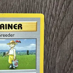 Pokemon Breeder 076/102 Base Set Rare MP Pokemon Card Vintage WOTC Pokemon - Image 3