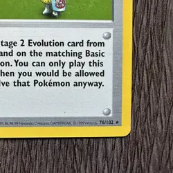 Pokemon Breeder 076/102 Base Set Rare MP Pokemon Card Vintage WOTC Pokemon - Image 4