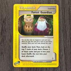 Forest Guardian 123/147 Aquapolis Regular LP Pokemon Card TCG E-Series WOTC - Image 1