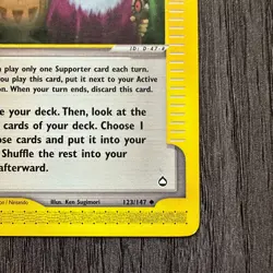 Forest Guardian 123/147 Aquapolis Regular LP Pokemon Card TCG E-Series WOTC - Image 5