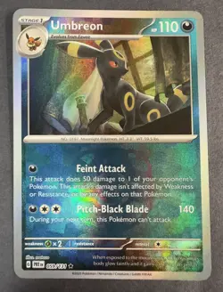 Pokemon Umbreon Master Ball Pattern Holo Card 059/131 Prismatic Evolutions - Image 1