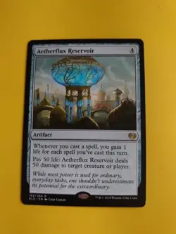 Aetherflux Reservoir. Kaladesh. Rare Artifact MTG Card. - Image 1
