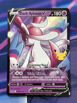 Dark Sylveon V SWSH134 SWSH: Sword & Shield Promo Cards NM🔥 - Image 1