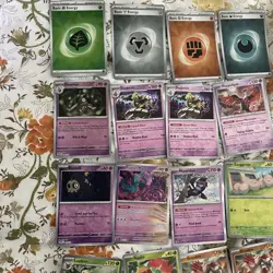 Pokemon Prismatic Evolutions Holo Rev Holo Lot 50 Different Cards - Image 2